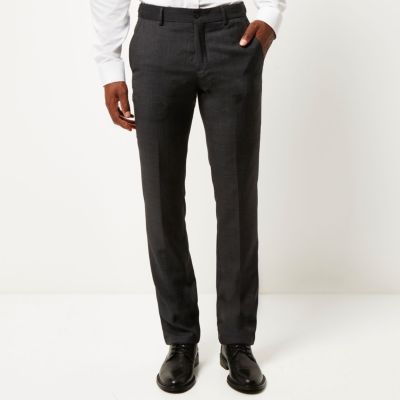 Grey Vito tailored slim trousers